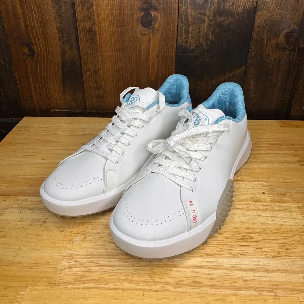 Size 9.5 Mens G/FORE G.112 Perforated Spikeless Golf Shoes GMF000137-S/BRE Snow